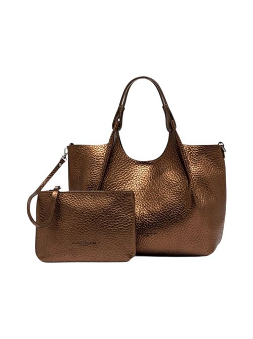 borsa donna dua piccola in pelle oro Gianni Chiarini | BS9718RNGDBLTOASTED-T.MORO